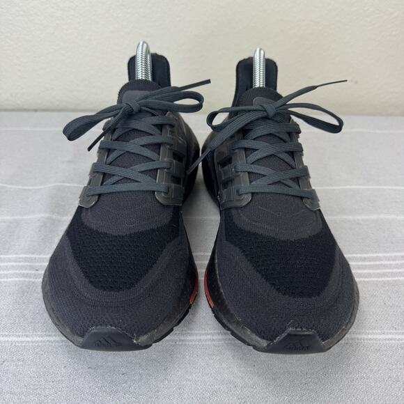Adidas Ultraboost 21 J Lace Up Running Shoe Carbon Solar Red Men’s 6/Woman’s 7.5
